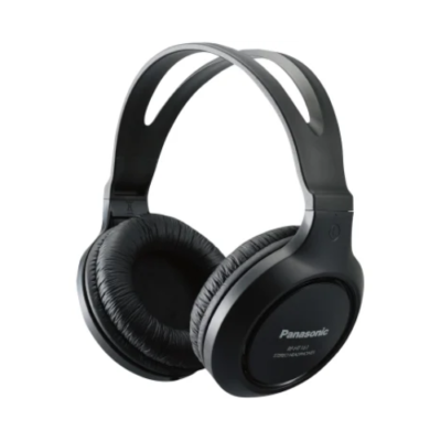 Wired Over-Ear Headphones with 3.5-mm Connector and Long Cord, XBS for Deep Bass, RP-HT161-K