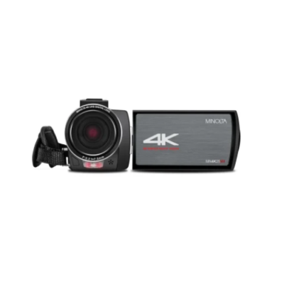 4K-Ultra-HD IR Night Vision Camcorder with 16x Digital Zoom, Anti-Shake, Rechargeable Battery, and 16-GB SDHC™ Card, MN4K25NV (Black)