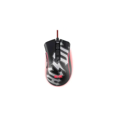 Subsonic Wired Ergonomic Optical Gaming Mouse with Scroll Wheel, 7 Programmable Buttons, 7200 DPI, for PC (AC/DC®)