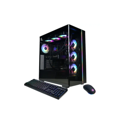 CyberPowerPC – Gaming Desktop – AMD Ryzen 7 9800X3D – NVIDIA GeForce RTX 5070 12GB – 32GB DDR5 – 2TB PCIe 4.0 SSD – Black