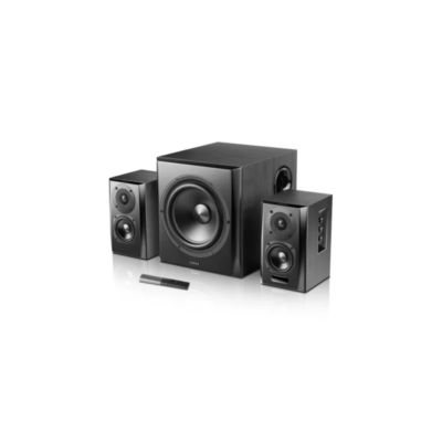 Edifier® 150-Watt Continuous-Power Amplified Bluetooth® 2.1 Bookshelf Speakers with Subwoofer and Remote, S351DB