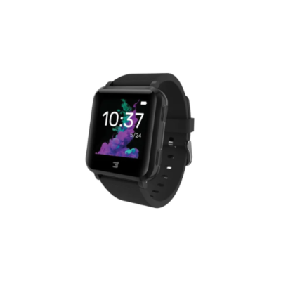 3Plus® Vibe+ (Gen 1) Smartwatch with 1.4-In. Color Touch Screen, Bluetooth®, Heart Rate/Sleep, Daily Activity Tracking, and 3 ATM Water-Resistant