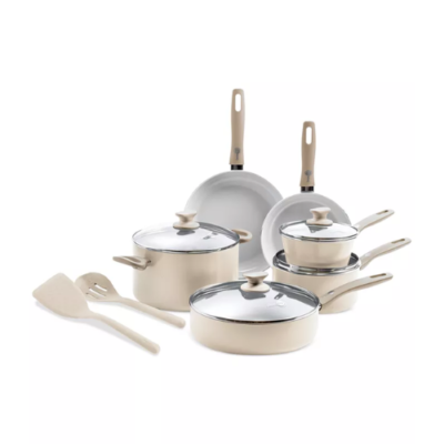 Dover 12pc Ceramic Nonstick Cookware Set,