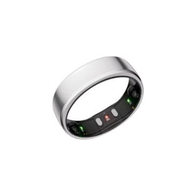 RingConn® Gen 2 Ultra-Thin Smart Ring with Sleep Apnea Monitoring and Health Tracking (Size 6; Future Silver)