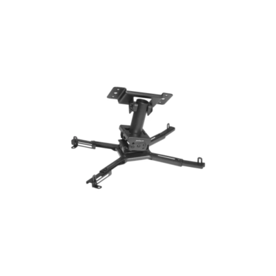 TruVue™+ by Peerless-AV® Adjustable Universal Projector Mount for Flat or Angled Ceilings, 5.1-In. to 18.5-In. Mounting Pattern, Holds up to 99 Lbs.