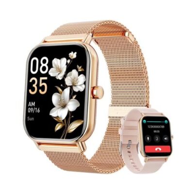 Mingdaln Smart Watch fits for Android and Iphone, IP68 Waterproof